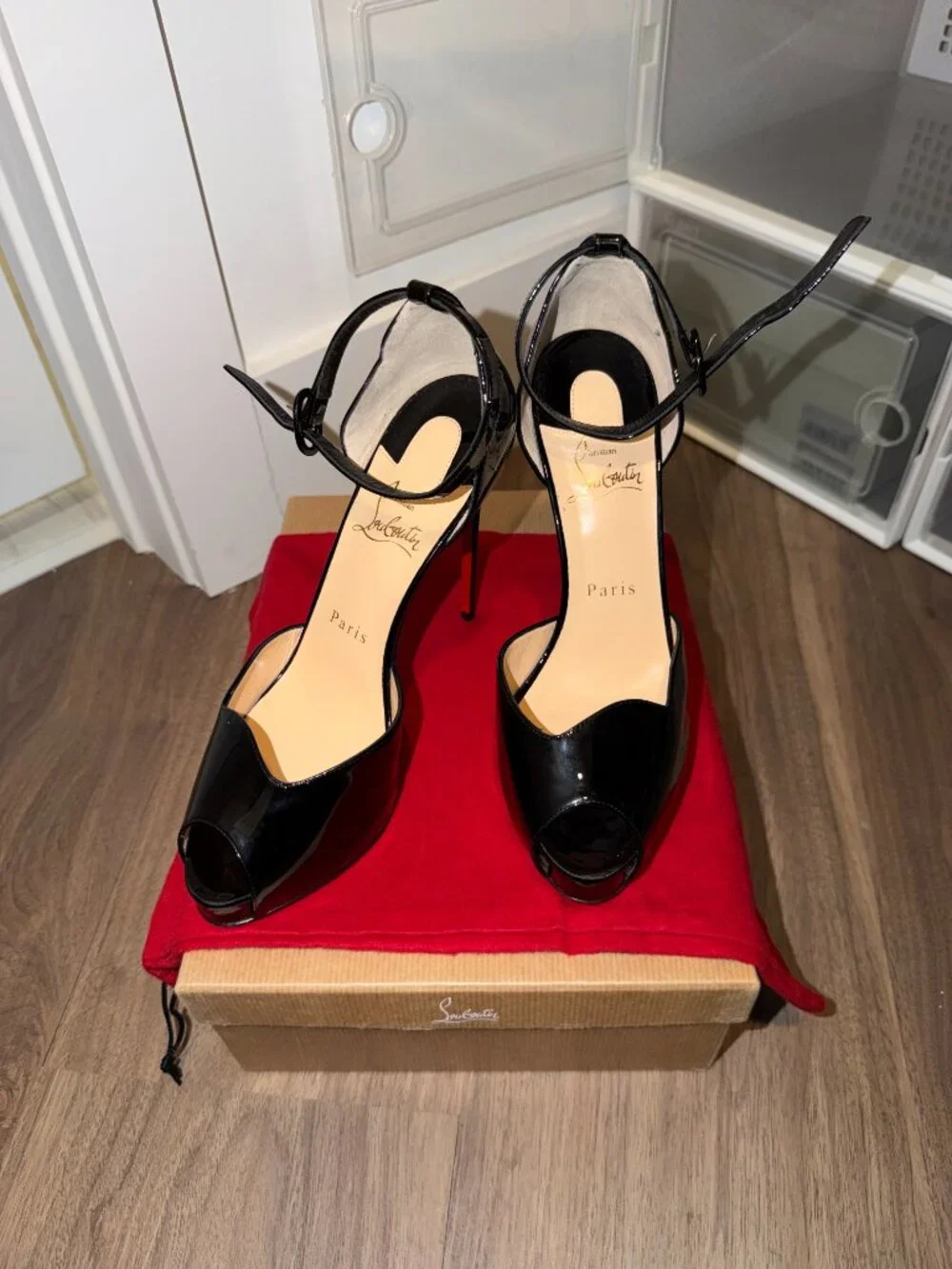 Christian Louboutin Aketata 120 Black Size 8